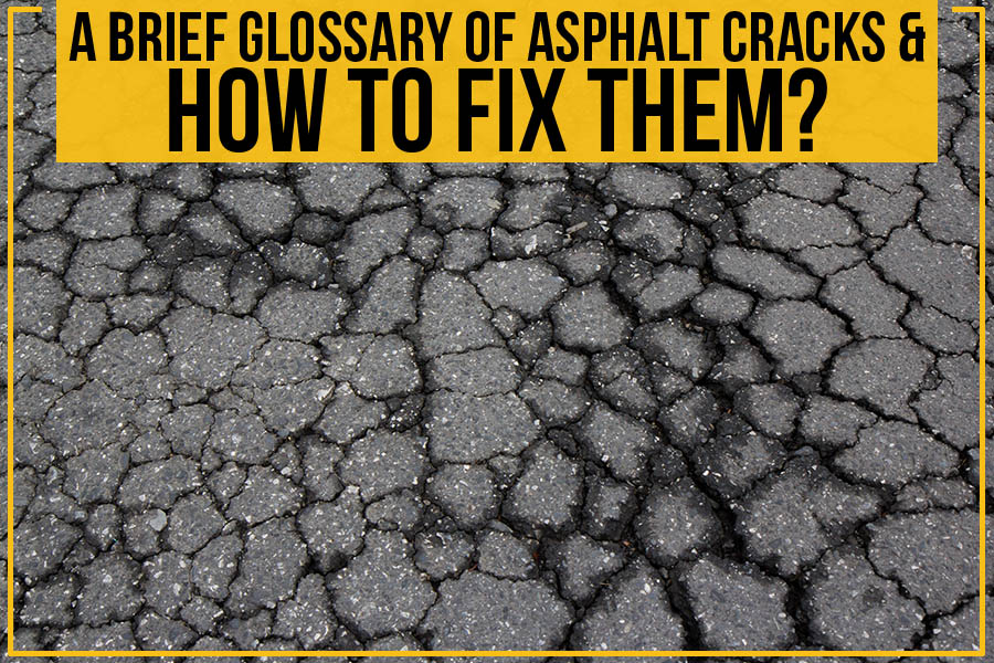 A Brief Glossary Of Asphalt Cracks & How To Fix Them 9 An asphalt full of cracks.